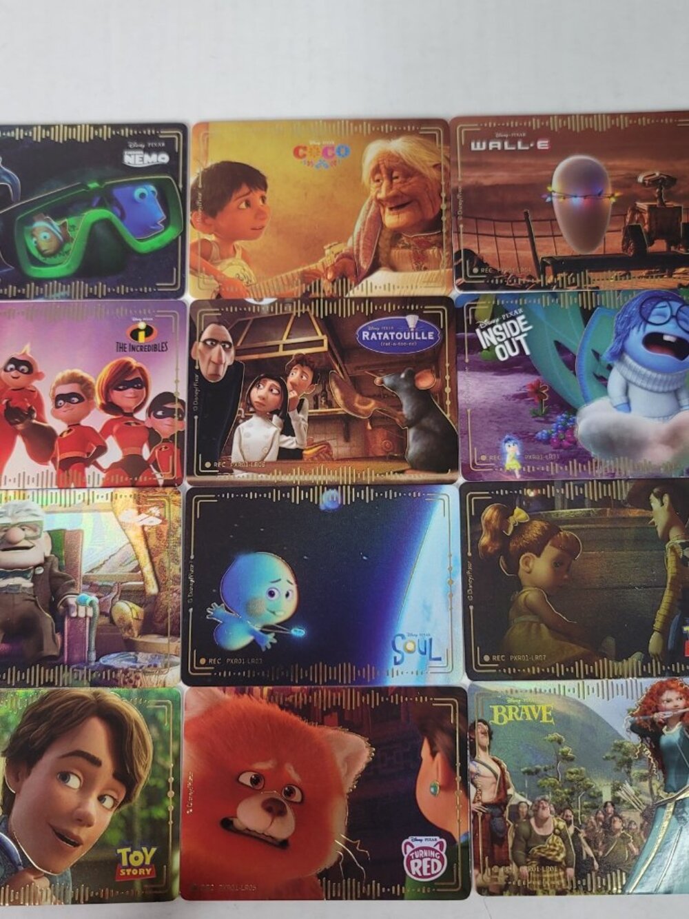 Disney 100 Pixar 37th Oscars Trading Card Movie Quote Complete Set Of 12 RARE